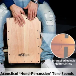 Wooden Cajon Percussion Box<Pyle Best
