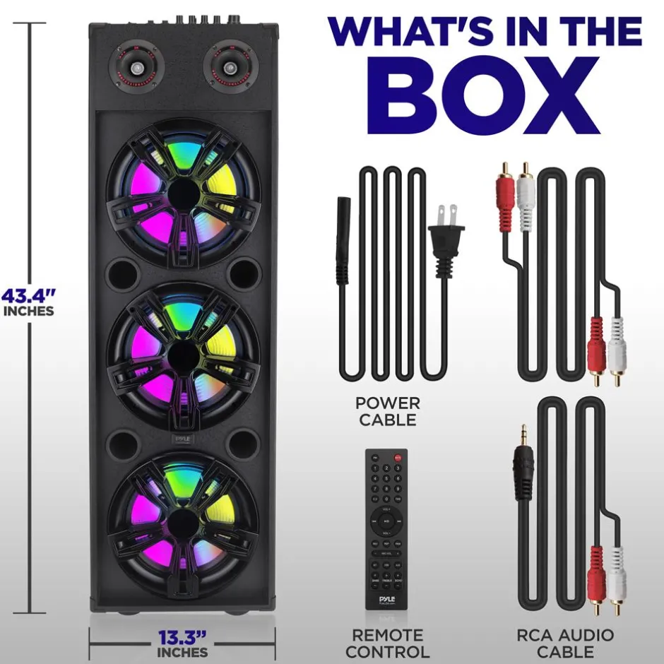 3X10” Wireless Karaoke Pa Speaker System<Pyle Hot