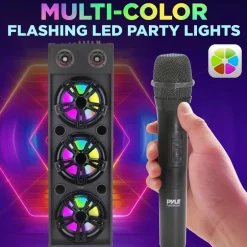 3X10” Wireless Karaoke Pa Speaker System<Pyle Hot