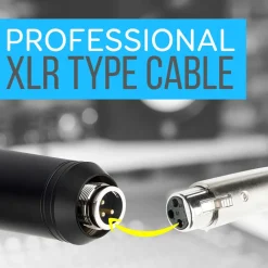 XLR Condenser Microphone Kit - Studio Quality, 34mm Capsule, Metal Alloy<Pyle Outlet