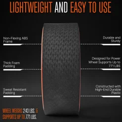 Yoga Wheel Back Stretcher, Relieve Pain, 777 LBS Support, Thick Foam Padding<SQUATZ Hot